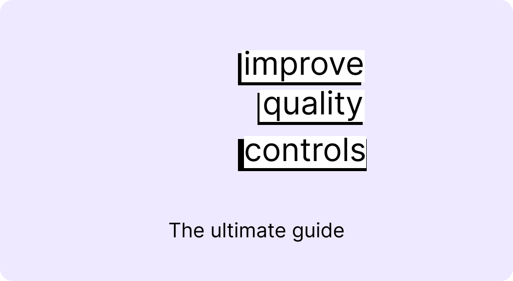 Improving quality control in manufacturing Blog I Factbird